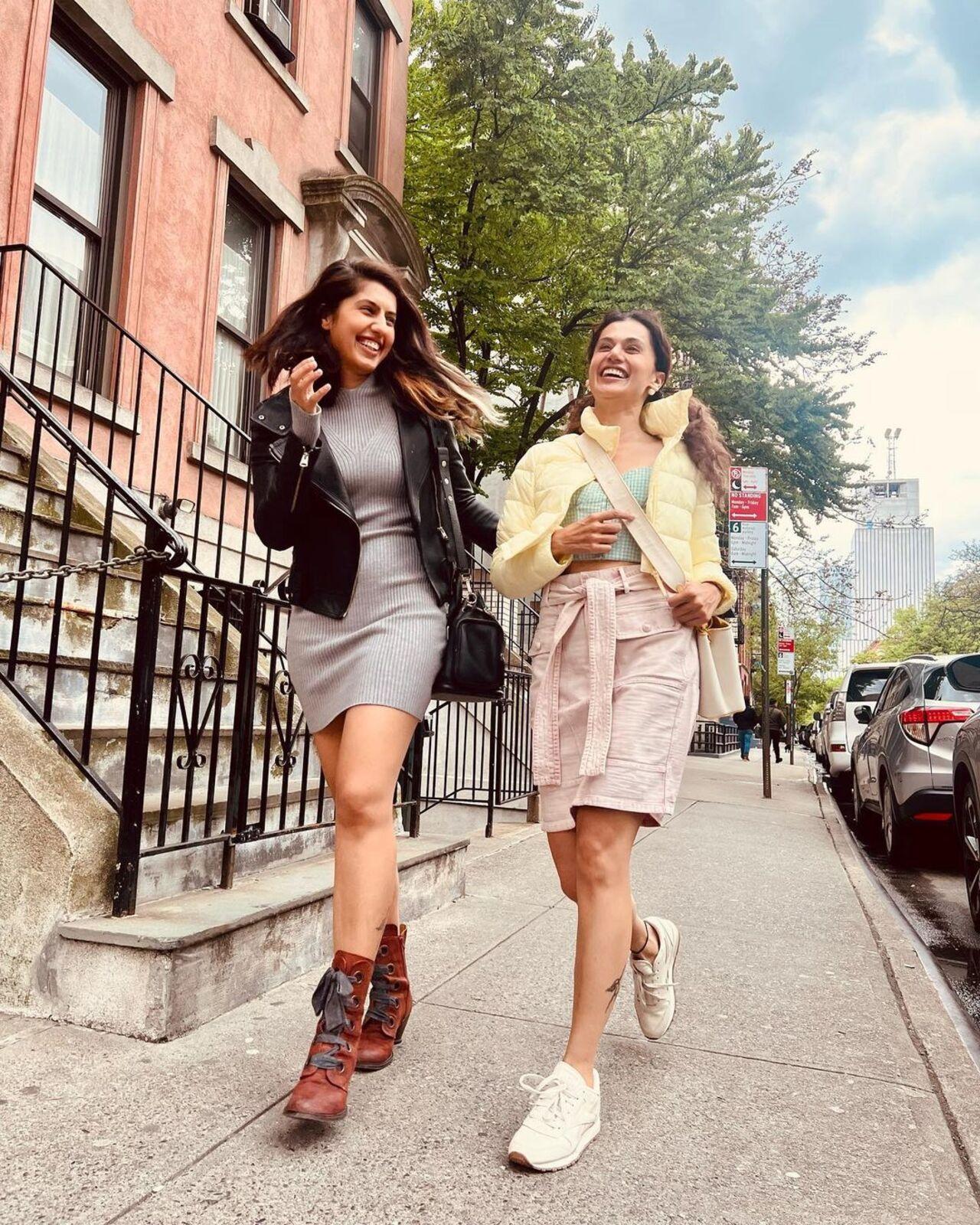 While Shagun isn't an actress like her elder sister Taapsee, you cannot doubt her fashion sensibilities. The Pannu sisters are divas